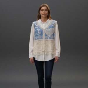 DENIM TWO-PIECE TOPS