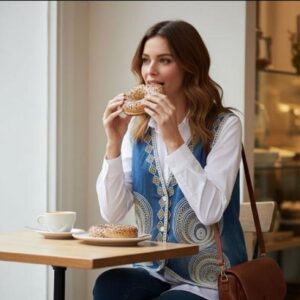 DENIM TWO-PIECE TOPS