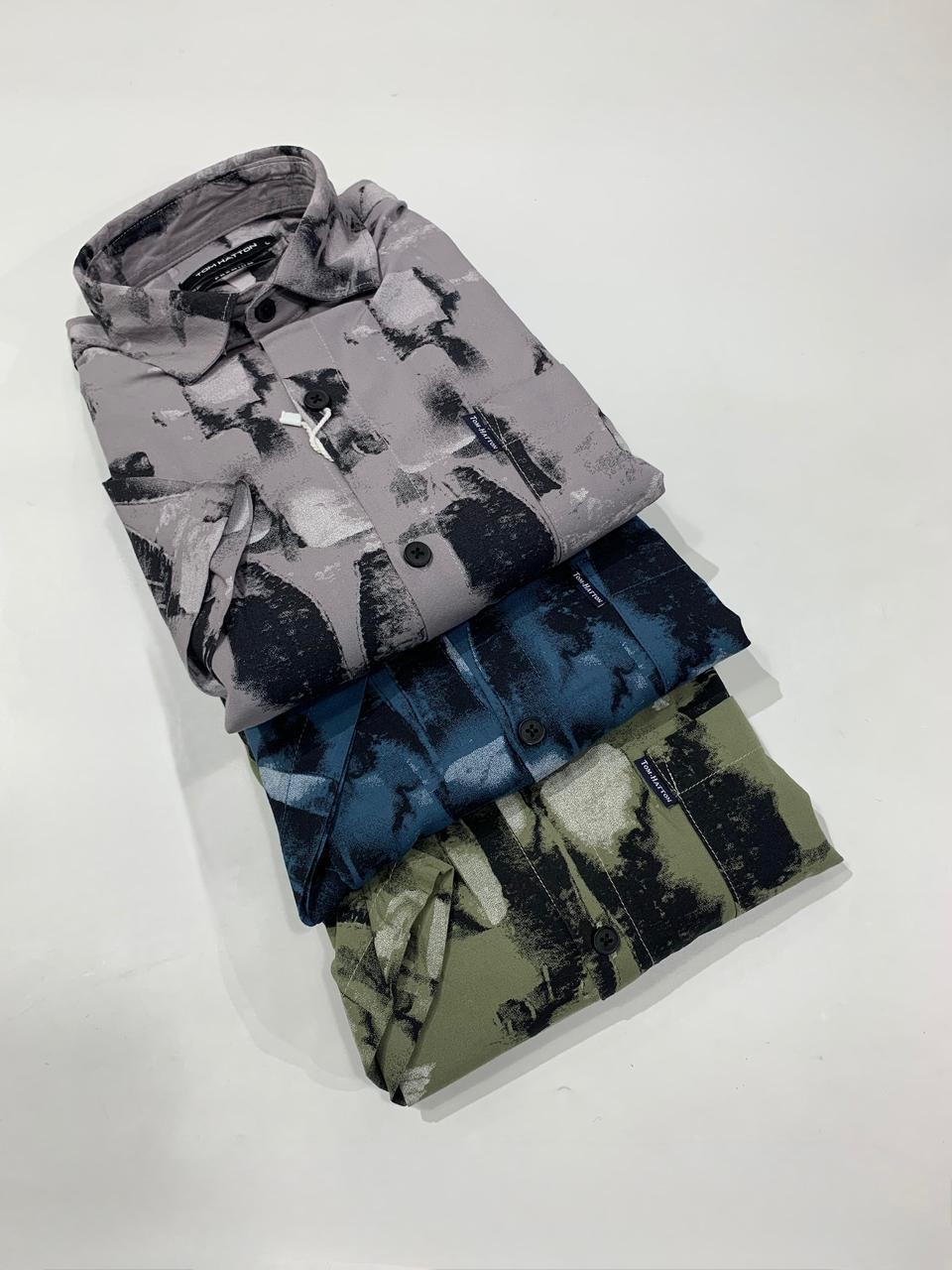 print half sleeve shirt