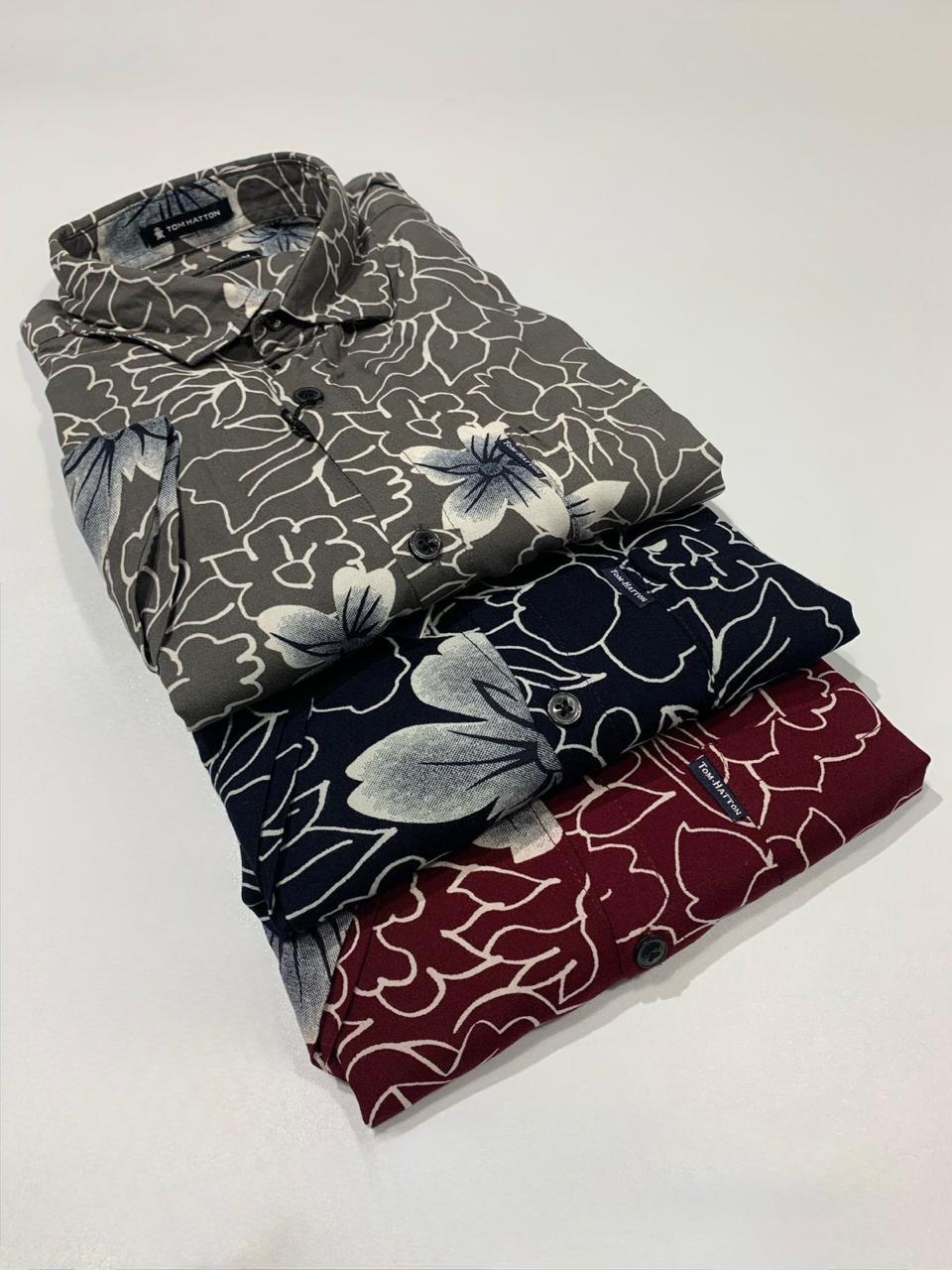 print half sleeve shirt